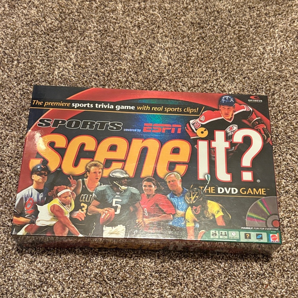 ESPN Sports Scene It? DVD Game NIP